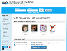 Tablet Screenshot of northkansascityhighschoolalumni.com